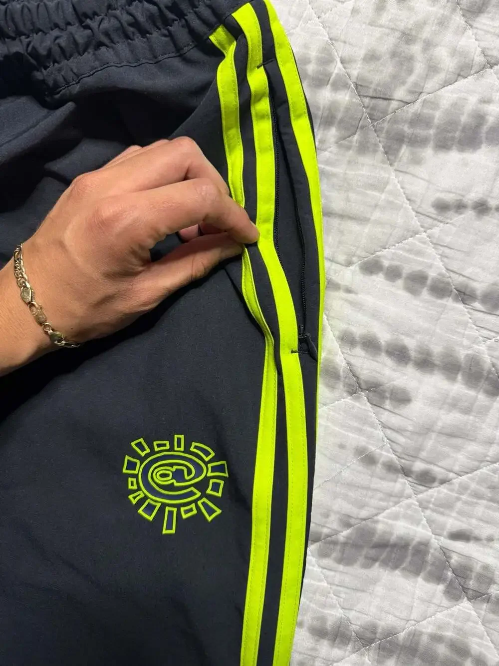 Adidas X Always Do What You Should Do Wind Solar Slime Track Pants  JW9221